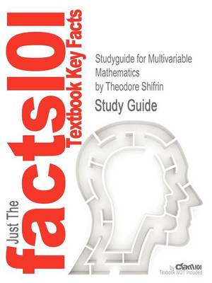 Book cover for Studyguide for Multivariable Mathematics by Shifrin, Theodore, ISBN 9780471526384