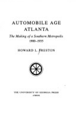 Cover of Automobile Age Atlanta