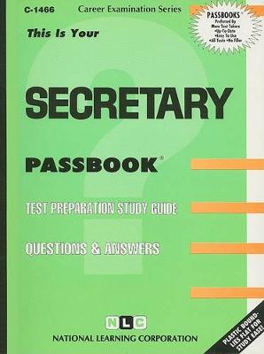 Book cover for Secretary