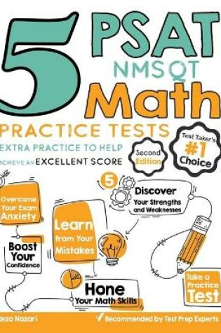 Cover of 5 PSAT / NMSQT Math Practice Tests