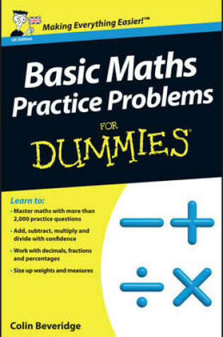 Cover of Basic Maths Practice Problems For Dummies