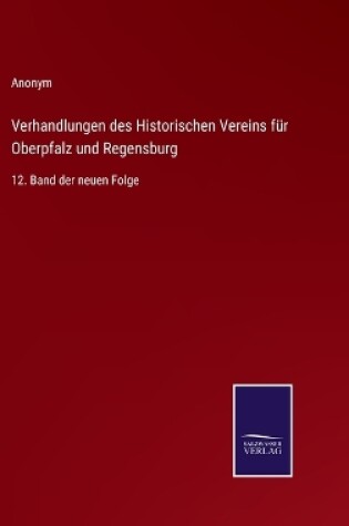 Cover of Verhandlungen des Historischen Vereins für Oberpfalz und Regensburg