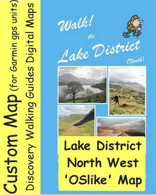 Book cover for Lake District North West OSlike Custom Map