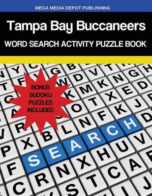 Book cover for Tampa Bay Buccaneers Word Search Activity Puzzle Book