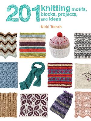 Book cover for 201 Knitting Motifs, Blocks, Projects, and Ideas