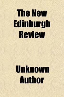 Book cover for The New Edinburgh Review (Volume 1)