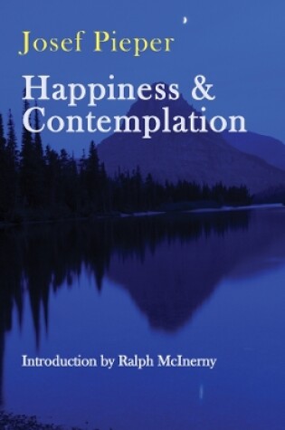 Cover of Happiness and Contemplation