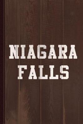 Book cover for Niagara Falls Journal Notebook