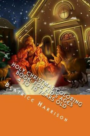 Cover of Holy Christmas Coloring Book