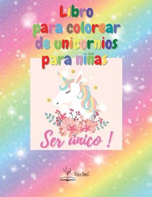 Book cover for Libro para colorear de unicornios para niñas