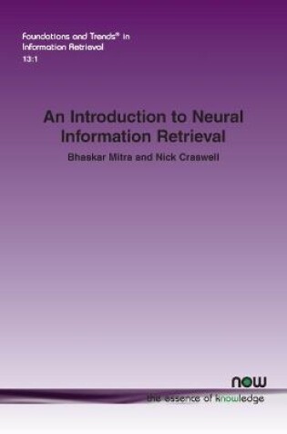 Cover of An Introduction to Neural Information Retrieval