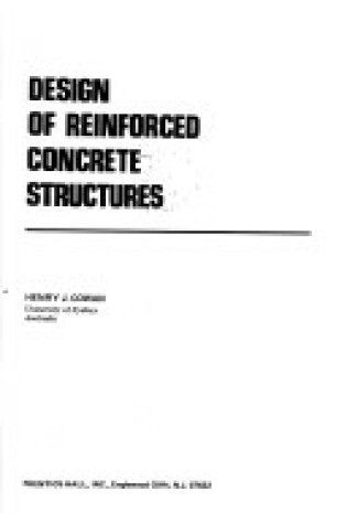 Cover of Design of Reinforced Concrete Structures