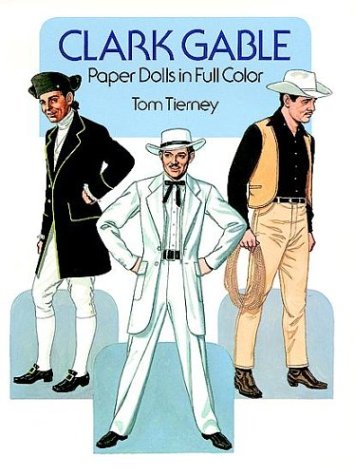 Book cover for Clark Gable Paper Dolls in Full Colour