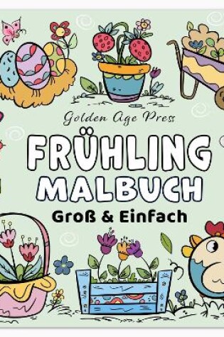 Cover of Frühling Groß & Einfach Malbuch