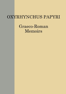 Cover of The Oxyrhynchus Papyri Vol. LXXXIII