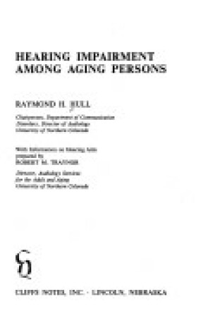 Cover of Hearing Impaired Aging Persons
