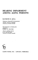 Book cover for Hearing Impaired Aging Persons