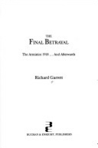 Cover of The Final Betrayal