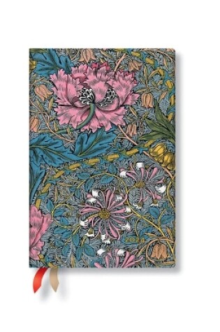 Cover of Morris Pink Honeysuckle (William Morris) Mini 12-month Day-at-a-Time Dayplanner 2024