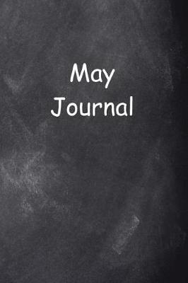 Book cover for May Journal Chalkboard Design
