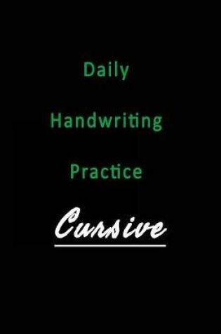 Cover of Daily Handwriting Practice Cursive