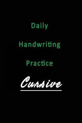 Book cover for Daily Handwriting Practice Cursive