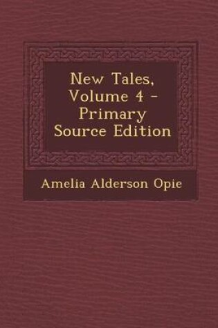 Cover of New Tales, Volume 4