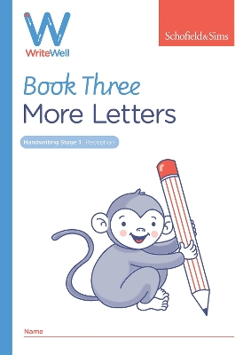 Book cover for WriteWell 3: More Letters, Early Years Foundation Stage, Ages 4-5