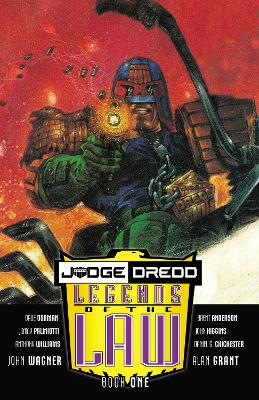Book cover for Judge Dredd: Legends of The Law