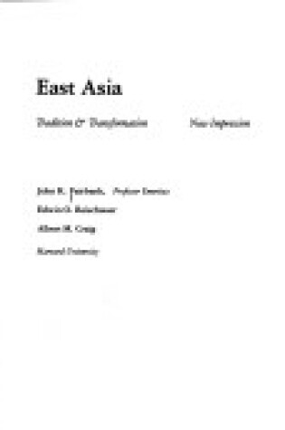 Cover of East Asia