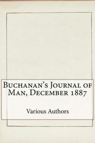 Cover of Buchanan's Journal of Man, December 1887