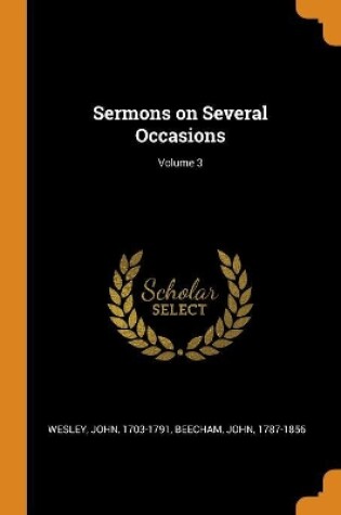 Cover of Sermons on Several Occasions; Volume 3