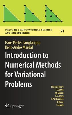 Cover of Introduction to Numerical Methods for Variational Problems