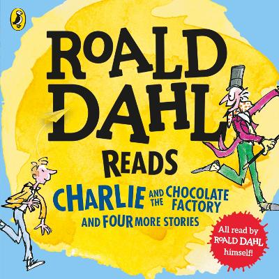 Book cover for Roald Dahl Reads Charlie and the Chocolate Factory and Four More Stories