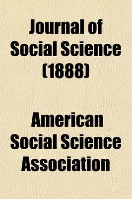 Book cover for Journal of Social Science (Volume 24)