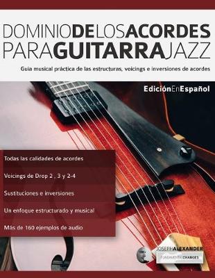 Book cover for Dominio de los acordes para guitarra jazz