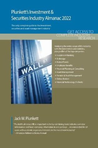 Cover of Plunkett's Investment & Securities Industry Almanac 2022