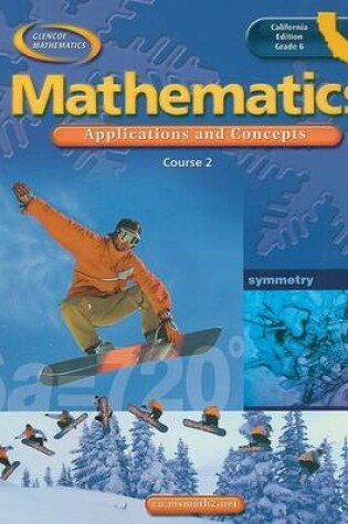 Cover of Glencoe Mathematics Course 2 California Edition