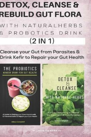 Cover of DETOX, CLEANSE & REBUILD GUT FLORA WITH NATURAL HERBS & PROBOTICS DRINK (2 in 1)