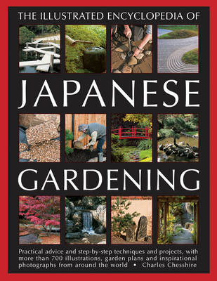 Book cover for Illustrated Encyclopedia of Japanese Gardening