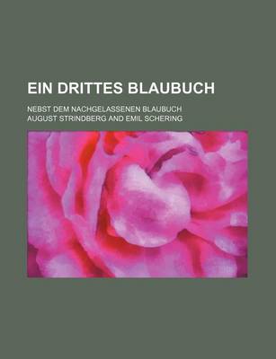 Book cover for Ein Drittes Blaubuch; Nebst Dem Nachgelassenen Blaubuch