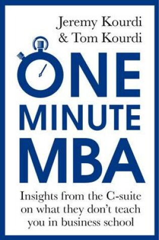 Cover of One Minute MBA