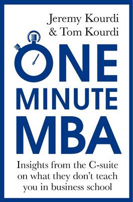 Book cover for One Minute MBA