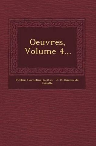 Cover of Oeuvres, Volume 4...