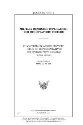 Cover of Military readiness