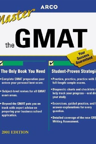 Cover of Arco Master the GMAT CAT, 2001 Edition