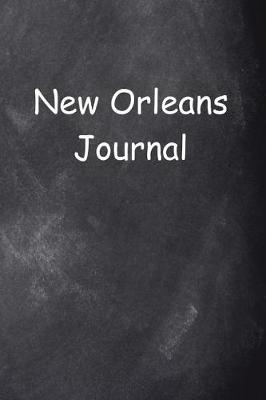 Book cover for New Orleans Journal Chalkboard Design