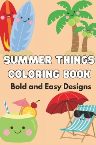 Cover of Summer Things Coloring Book