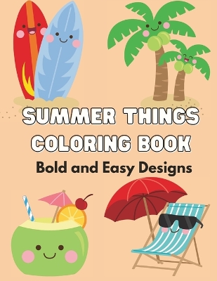 Book cover for Summer Things Coloring Book