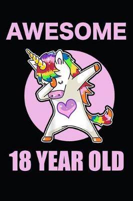 Book cover for 18th Birthday Dabbing Unicorn